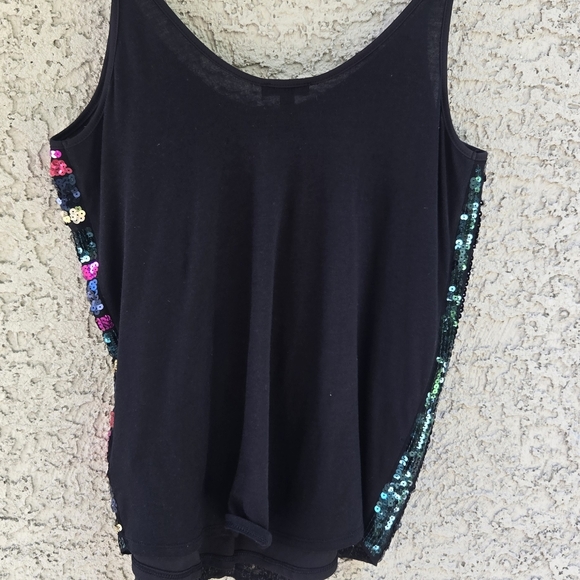 Express Multicolor Sequin Tank Top - Picture 5 of 5